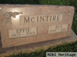 Benjamin Franklin Mcintire