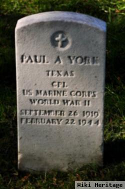 Paul A York