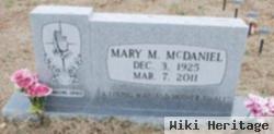 Mary M Mcdaniel