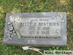 Betty J Henthorn