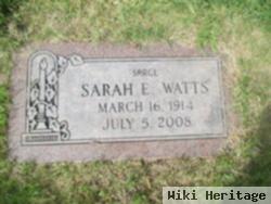 Sarah E. "sarge" Watts