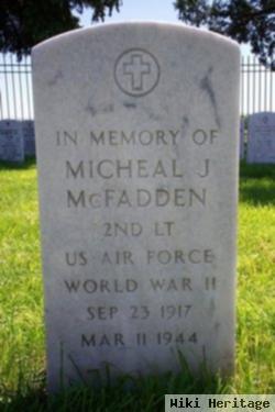 2Lt Micheal Joseph Mcfadden, Jr