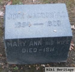 Mary Ann Macdonald