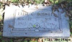 Effie C Boswell