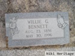 Willie G Bennett