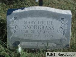 Mary Louise Miller Snodgrass