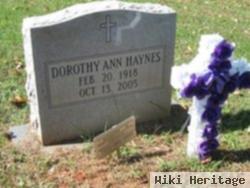 Dorothy Ann Haynes