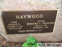 Margaret L. Wheelock Haywood