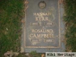 Rosalind Kerr Campbell