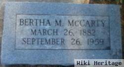 Bertha M Mccarty