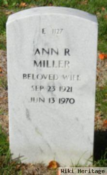 Ann R Miller