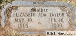 Elizabeth Ada "bobbie" Bolton Taylor