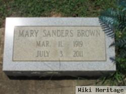 Mary Sanders Brown