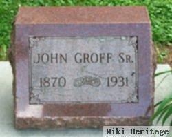 John Groff, Sr