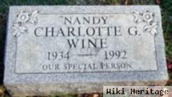 Charlotte Yvonne "nandy" Grow Wine