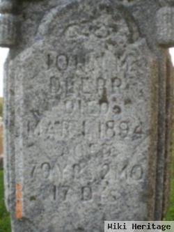 John M Deerr, Sr