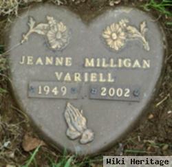 Jeanne Milligan Variell