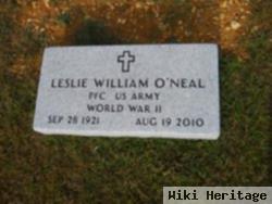 Leslie William O'neal