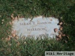 Sarah E Hanson Harrison