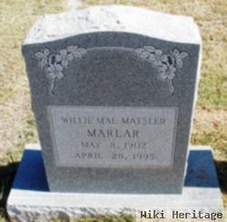 Willie Mae Matsler Marlar