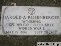 Harold A. Rosenberger