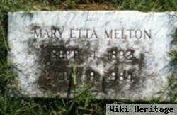 Mary Etta Melton