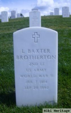 Lieut L Baxter Brotherton