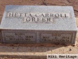 Hetta Carroll Greer