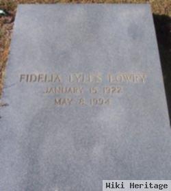 Fidelia Lyles Lowry