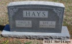 Benjamin C "ben" Hays