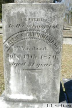 Sarah Eliza "sallie" Cunningham