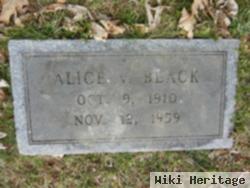 Alice V. Hossler Black