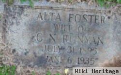 Alta Foster Runyan