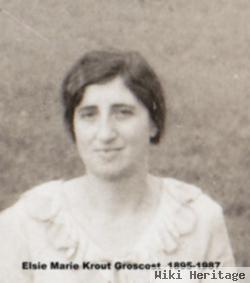 Elsie Marie Krout Groscost