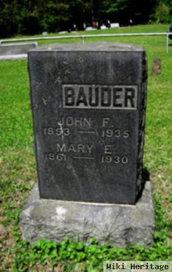 Mary E Bauder