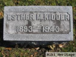 Esther M. Kidder