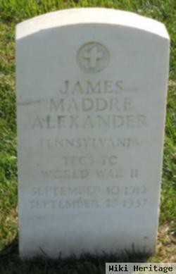 James Maddre Alexander