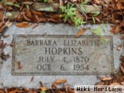 Barbara Elizabeth Bernhard Hopkins