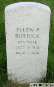 Ellen P Burdick