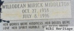 Willodean Mirick Middleton