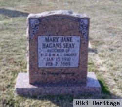 Mary Jane "mattie" Hagans Seay