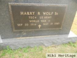 Harry R Wolf, Sr