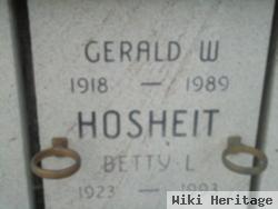 Gerald W Hosheit