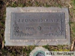 J F "fannie" Oliver