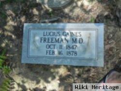 Dr Lucius Gaines Freeman