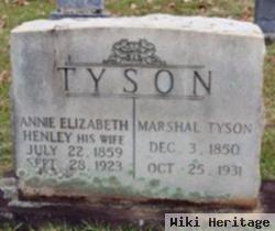 Annie Elizabeth Hendley Tyson