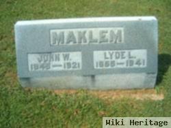 John W Maklem