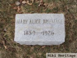 Mary Alice Straight Brumage