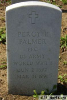 Percy E Palmer