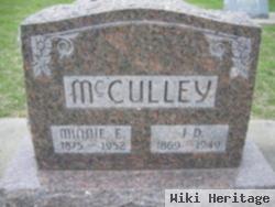 Minnie E Mcculley